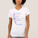 Thoughts of Mum 3 T Shirt