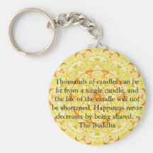 Thousands of candles can be lit from a single..... key chain