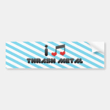 Thrash Metal Bumper Stickers