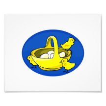three chicks basket of white eggs blue oval.png photograph