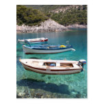 Three Fishing Boats Postcard