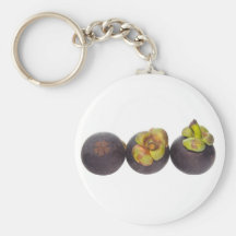 Three Mangosteen Keychain