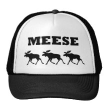 Three Meese Funny Mesh Hat