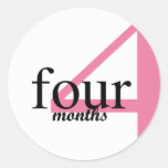 Three Months Stickers