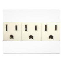 Three Outlets Custom Invitation