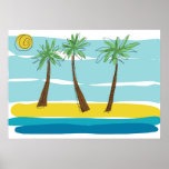 Three Palms Poster