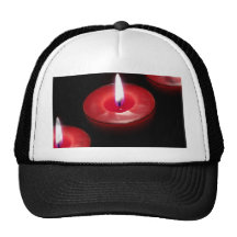 Three Red Candles Hat