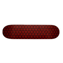 Three Triangles v1 - Black and Red Skate Board Decks