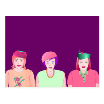 Three Women Post Card