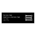 Three Wrenches in Light Grey. Business Card