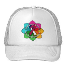 Throat Cancer Awareness Matters Petals Hats