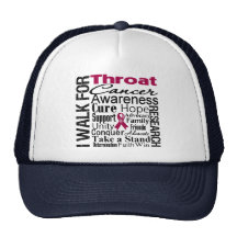 Throat Cancer Awareness Walk Trucker Hats