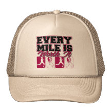 Throat Cancer Every Mile is Worth It Mesh Hat