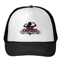 Throat Cancer Fierce Cancer Survivor Trucker Hats