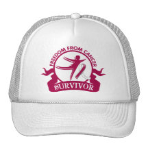 Throat Cancer - Freedom From Cancer Survivor Hats