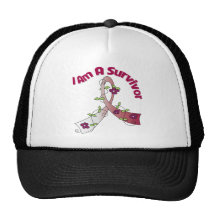 Throat Cancer I Am A Survivor Mesh Hat