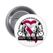 Throat Cancer Riding For The Cure Pin