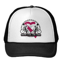 Throat Cancer Riding For The Cure Trucker Hats