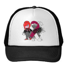 Throat Cancer Sucks Mesh Hat