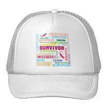 Throat Cancer Survivor Collage.png Mesh Hats