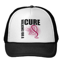 Throat Cancer Walking For A Cure Hats