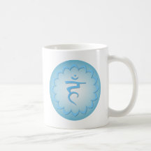 Throat Chakra - Light Blue Coffee Mugs