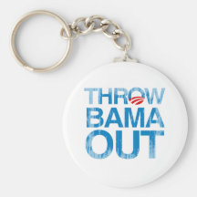 THROW-BAMA OUT Faded.png Keychain