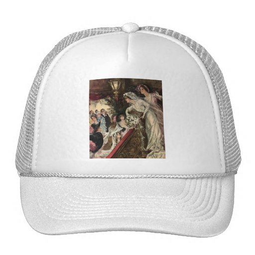Throwing the Bouquet Mesh Hats