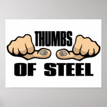 Thumbs of Steel Print