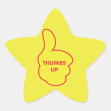 Thumbs Up Teacher Stickers