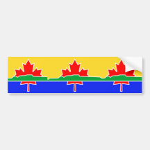 Thunder Bay flag Bumper Sticker