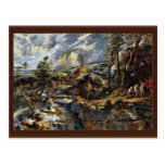 Thunderstorms Landscape With Philemon And Baucis Post Cards