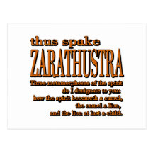 Thus Spake Zarathustra Post Card