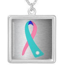 Thyroid Cancer Awareness Ribbon Jewelry