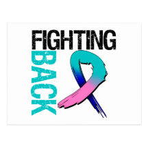 Thyroid Cancer Fighting Back Postcard
