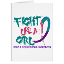 Thyroid Cancer Greeting Card