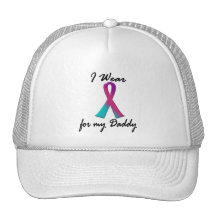 Thyroid Cancer I WEAR THYROID RIBBON 1 Daddy Hats