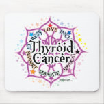 Thyroid Cancer Lotus Mousepads