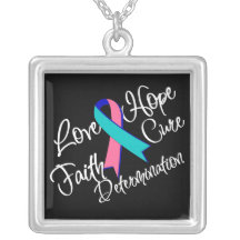 Thyroid Cancer Love Hope Faith Jewelry