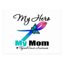 Thyroid Cancer My Hero My Mum Postcards