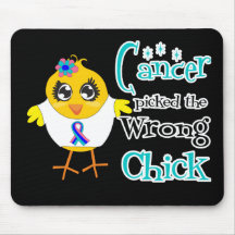 Thyroid Cancer Picked The Wrong Chick Mousepads
