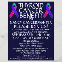Thyroid Cancer Ribbon Benefit Flyer