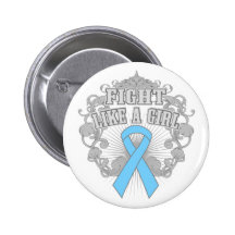 Thyroid Disease Fight Like A Girl Fleurish Buttons