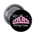 Tiara 60th Birthday Queen DK Pins