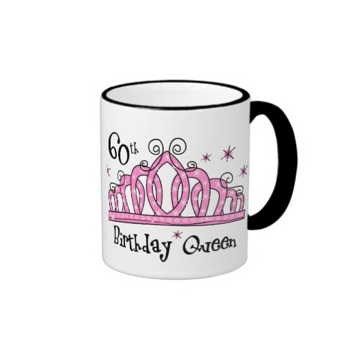 Tiara 60th Birthday Queen LT Coffee Mug