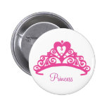 Tiara Bottom Pinback Button