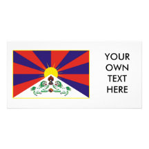 Tibetan Flag T-shirts and Gifts Picture Card