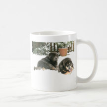 Tibetan Mastiff Caspar & Jampo Coffee Mugs
