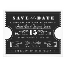Ticket Save the Date Custom Announcements