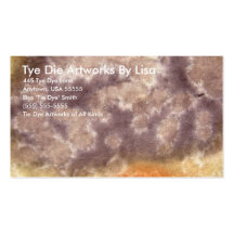 Tie Die Artworks By Lisa Business Card Templates